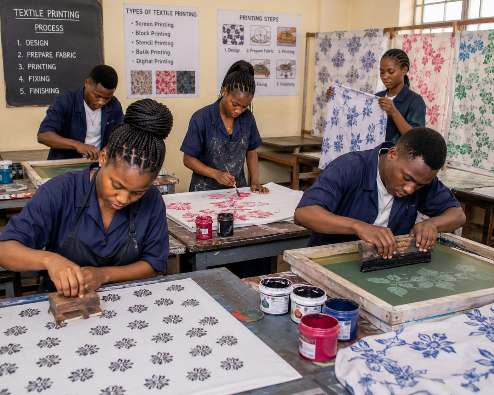 Textile Printing course